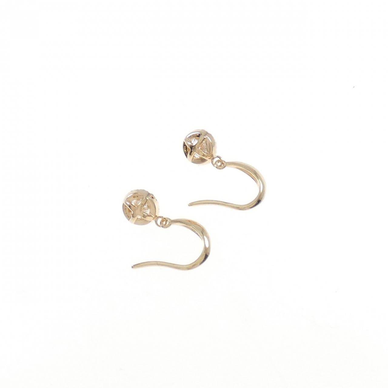 K18PG Diamond earrings 0.503CT
