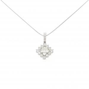 PT900/PT850 ダイヤモンド ネックレス 1.067CT J VS2 ファンシーカット