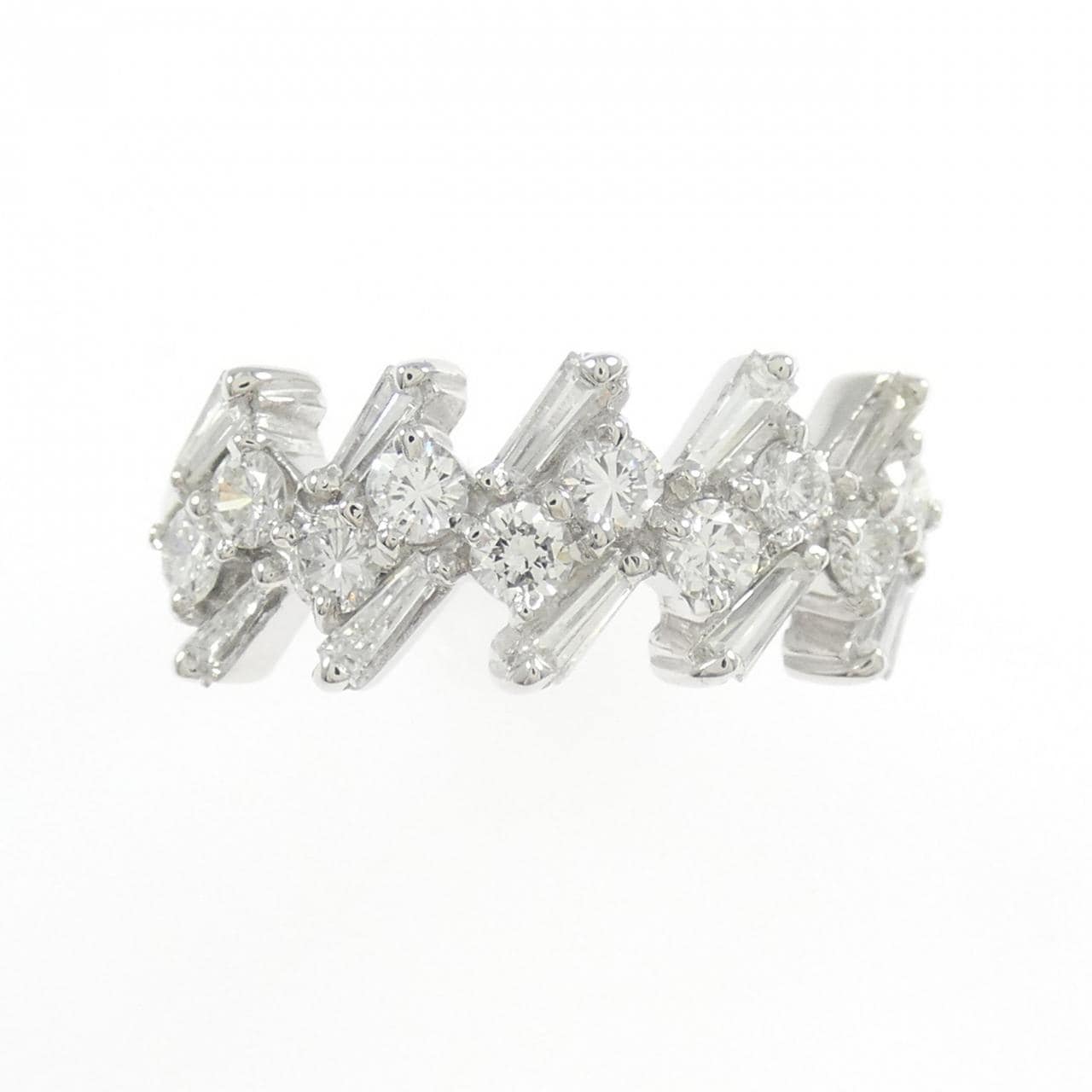 750WG ダイヤモンド リング