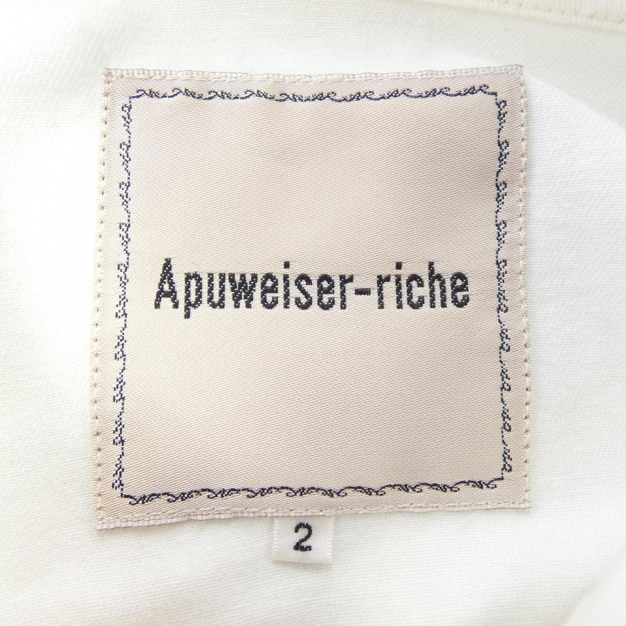 アプワイザーリッシェ Apuweiser-riche ジャケット