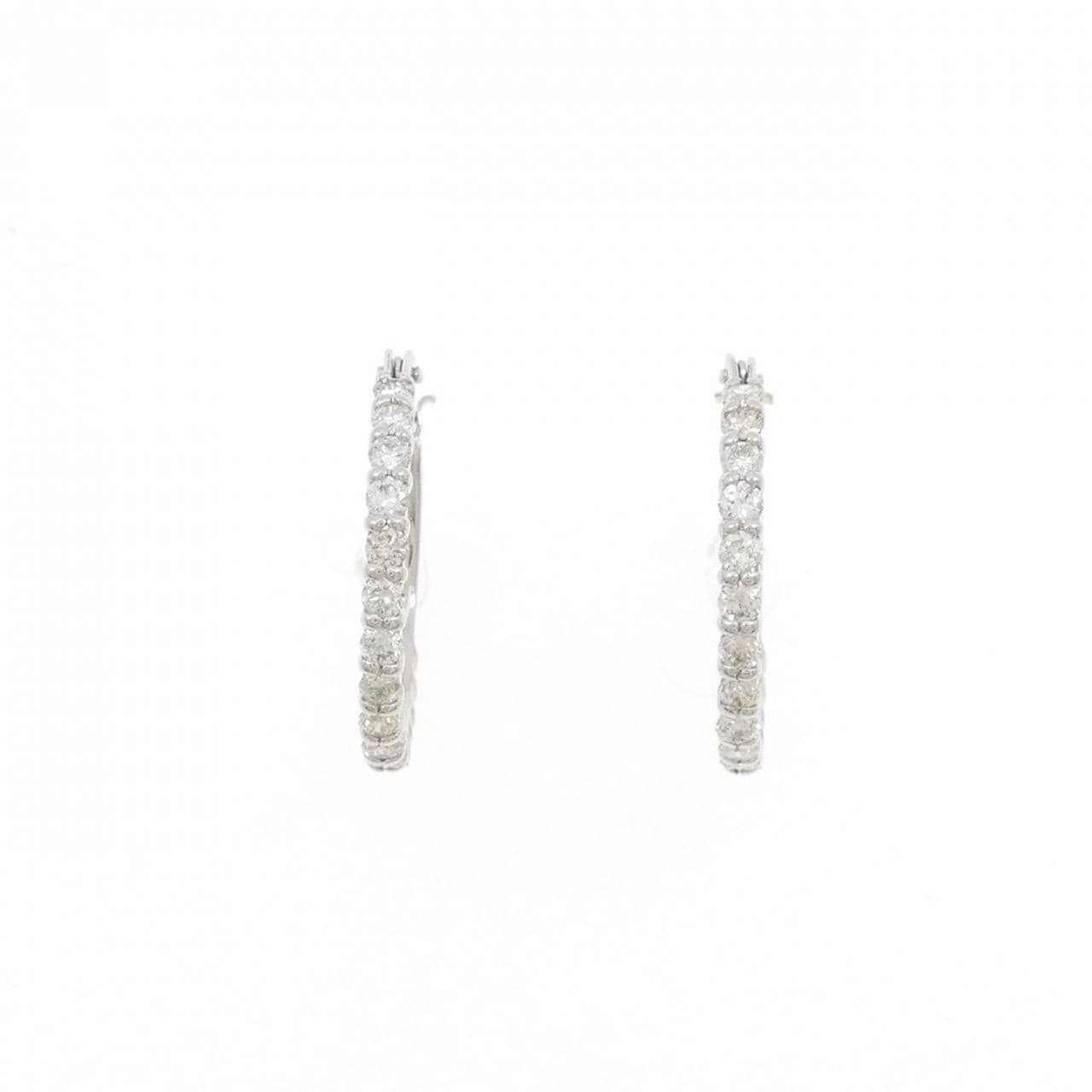PT ダイヤモンド ピアス 0.50CT