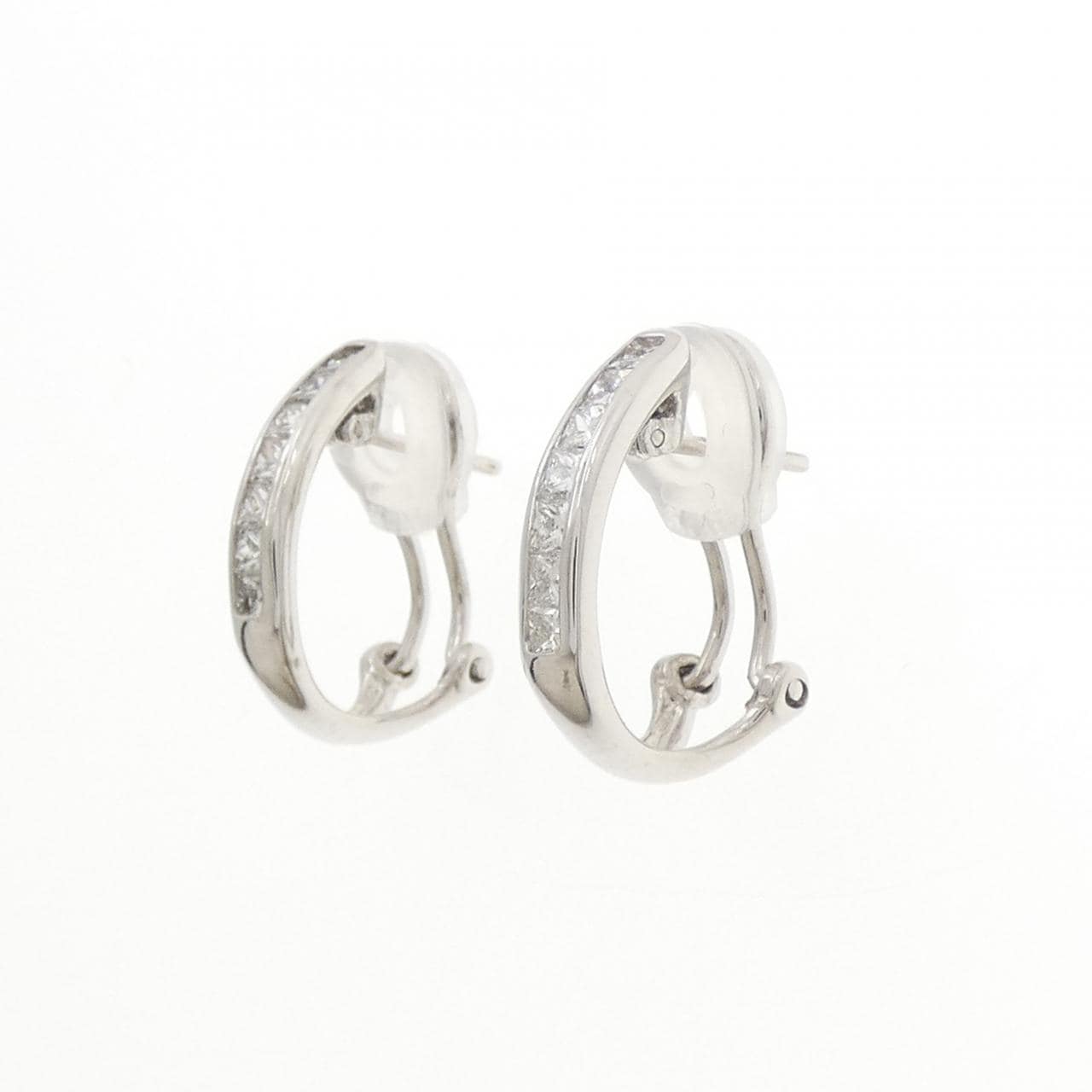 K18WG ダイヤモンド ピアス/イヤリング 0.70CT