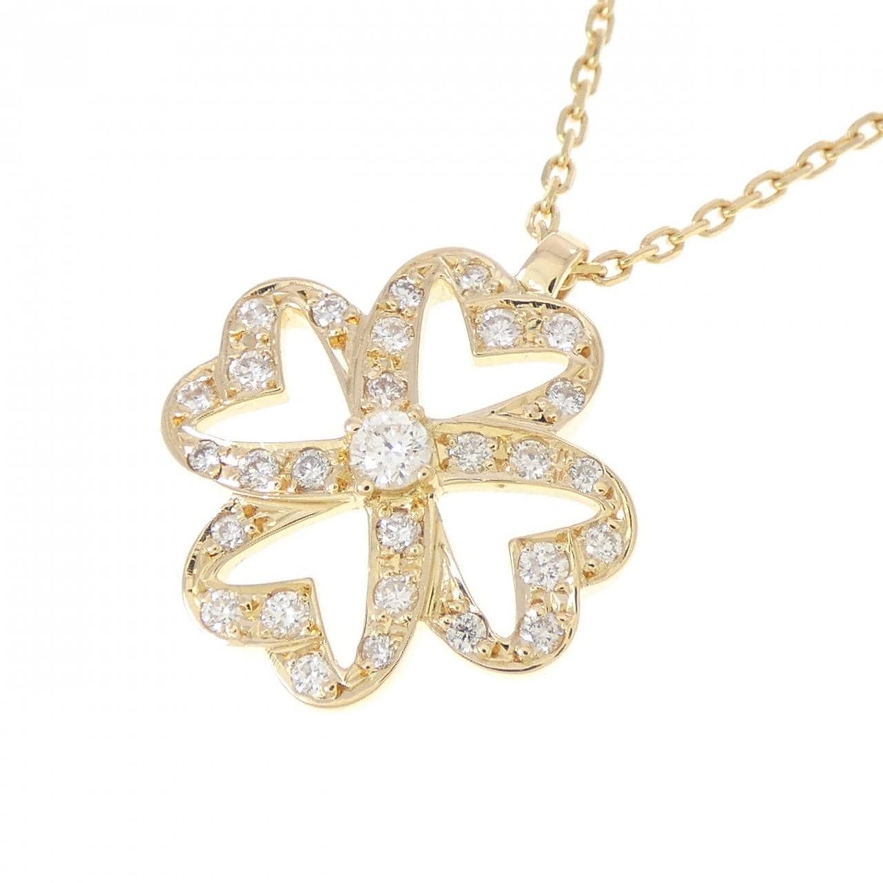 ヴァンドーム ダイヤモンド ネックレス 0.18CT