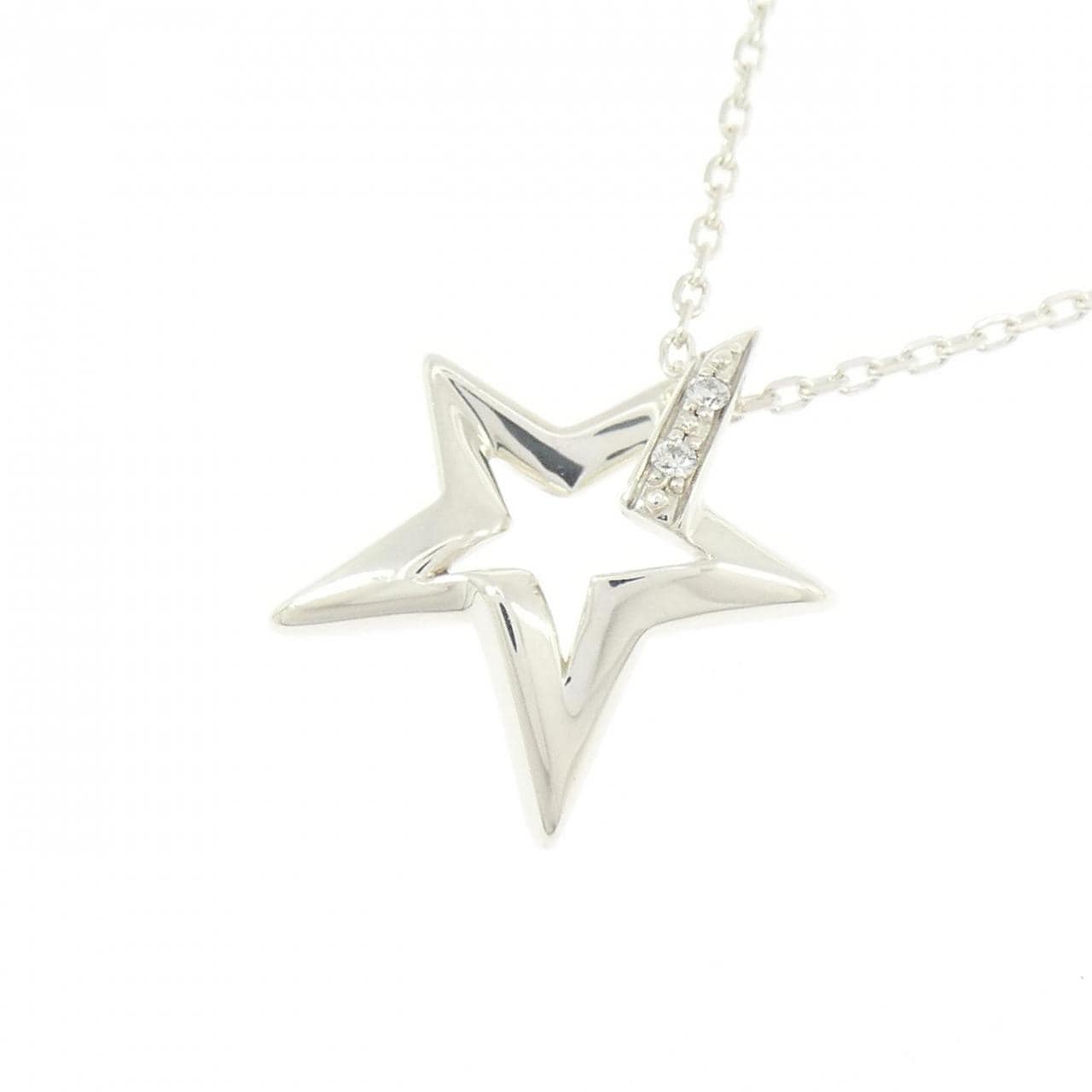スタージュエリー ダイヤモンド ネックレス 0.01CT