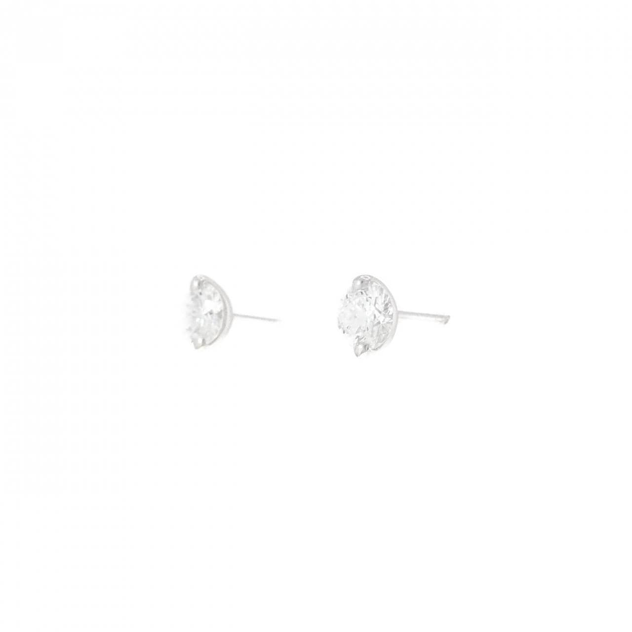 PT900 ダイヤモンド ピアス 0.441CT