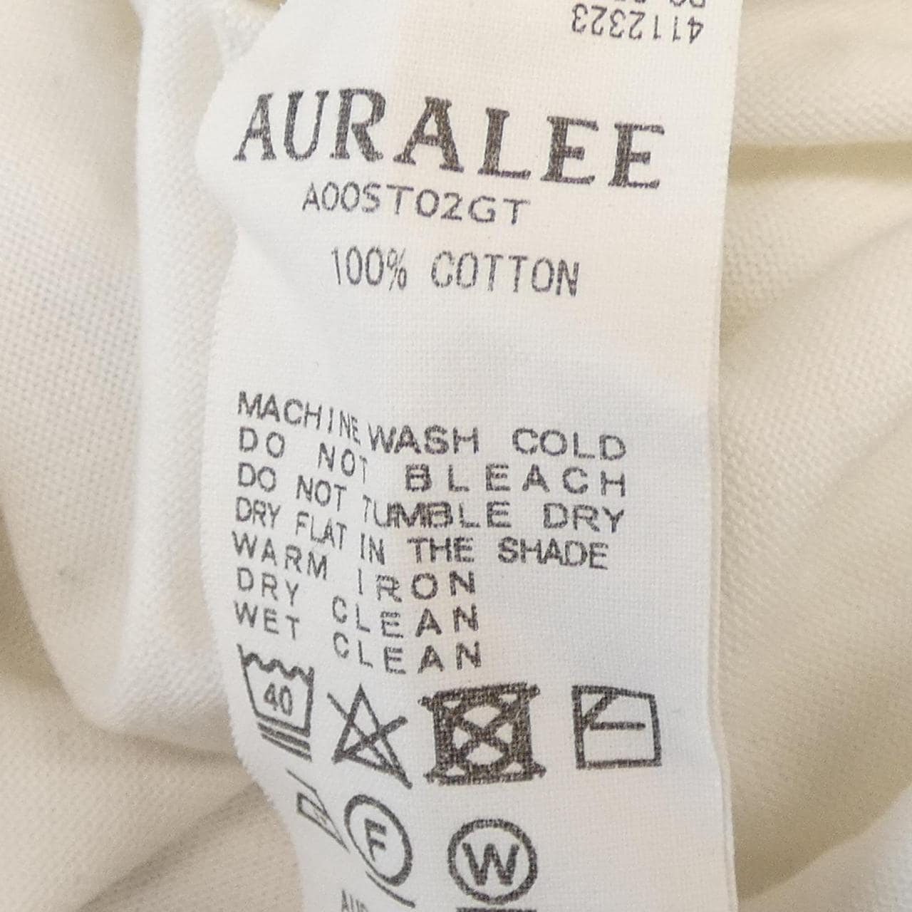 オーラリー AURALEE A00ST02GT Tシャツ
