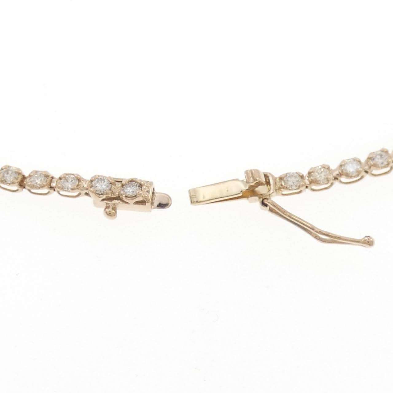 K18PG ダイヤモンド ブレスレット 1.00CT