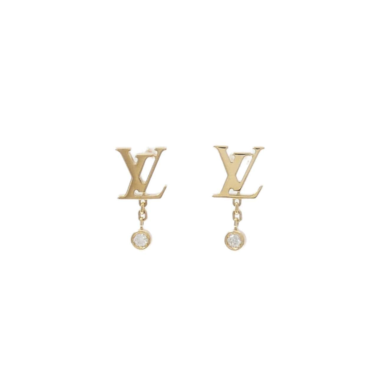 LOUIS VUITTON Puce Idille Blossom Earrings