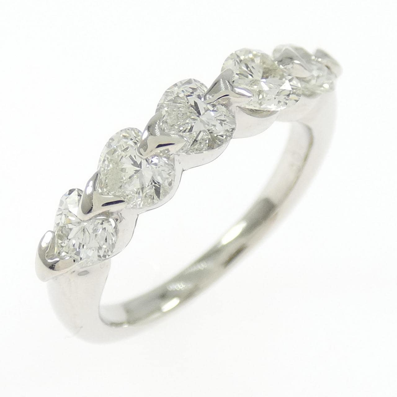PT900 ハート ダイヤモンド リング 1.00CT