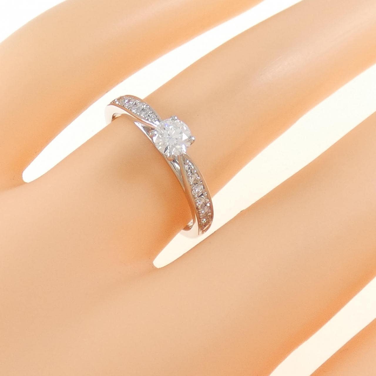 PT900 ダイヤモンド リング 0.269CT D VVS2 EXT