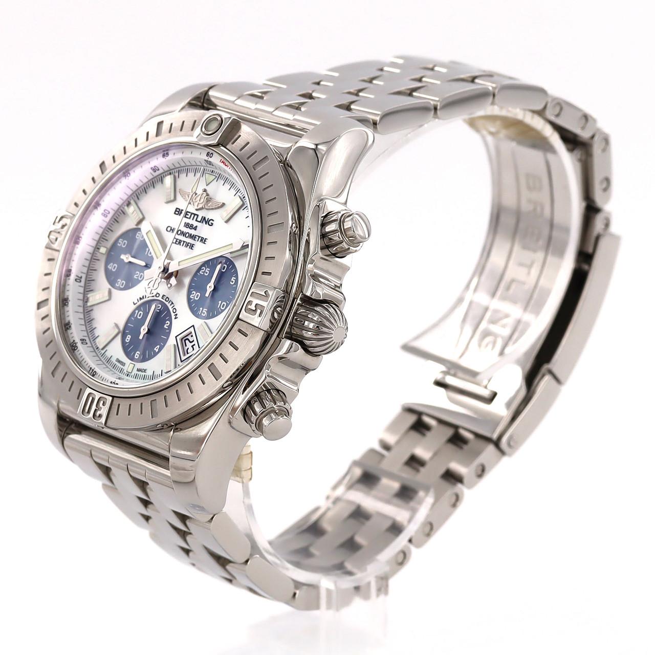 BREITLING Chronomat JSP Mother of Pearl LIMITED AB0115/S001W-PPA SS自動上弦