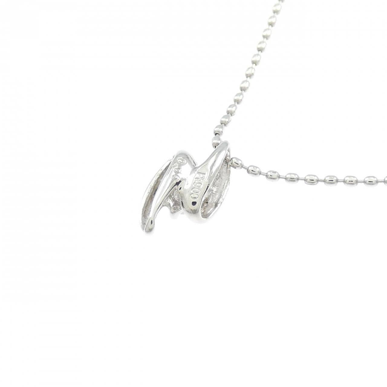 PT900/PT850 ダイヤモンド ネックレス 0.06CT