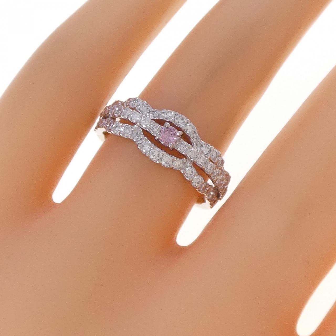 PT900 ダイヤモンド リング 0.068CT FIP VS2