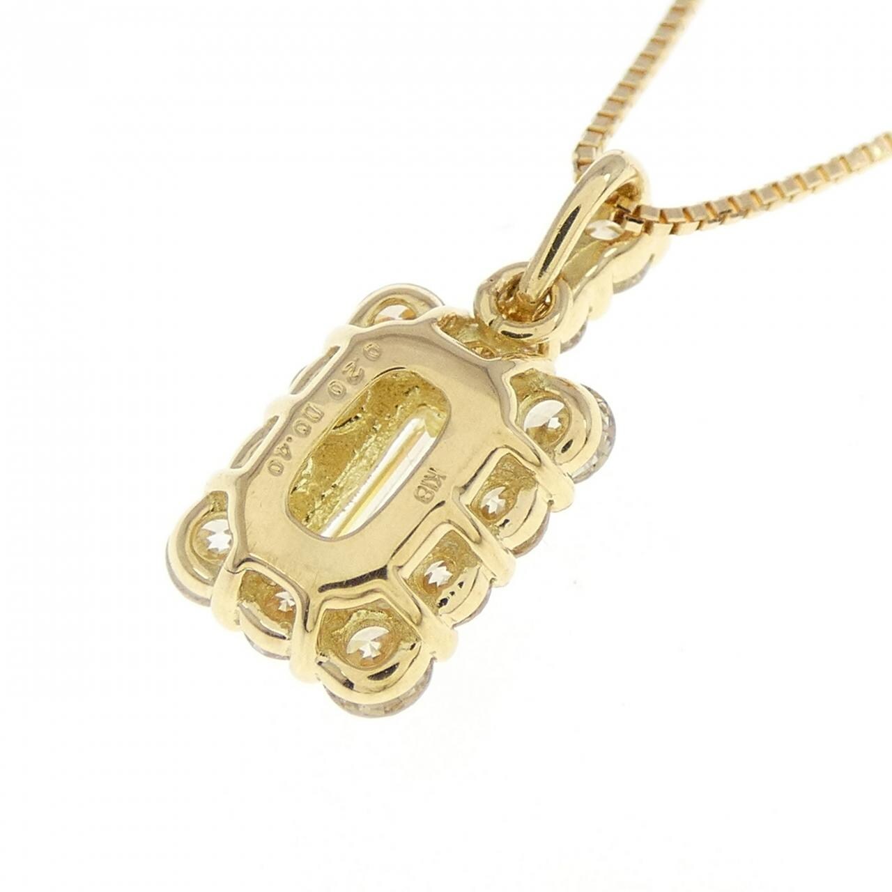 【新品】K18YG ダイヤモンド ネックレス 0.20CT