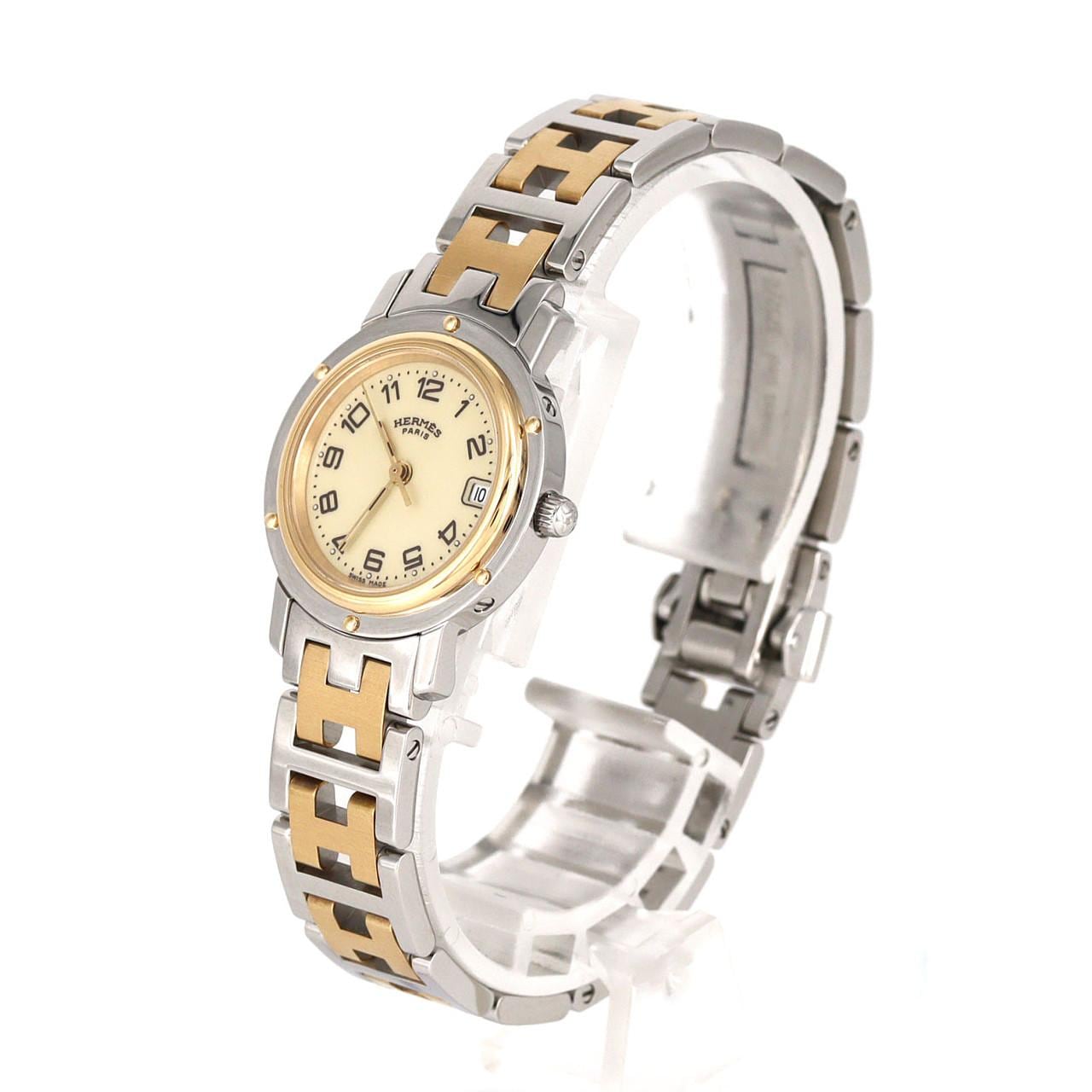 エルメス クリッパー コンビ CL4.220 SSxGP クォーツ