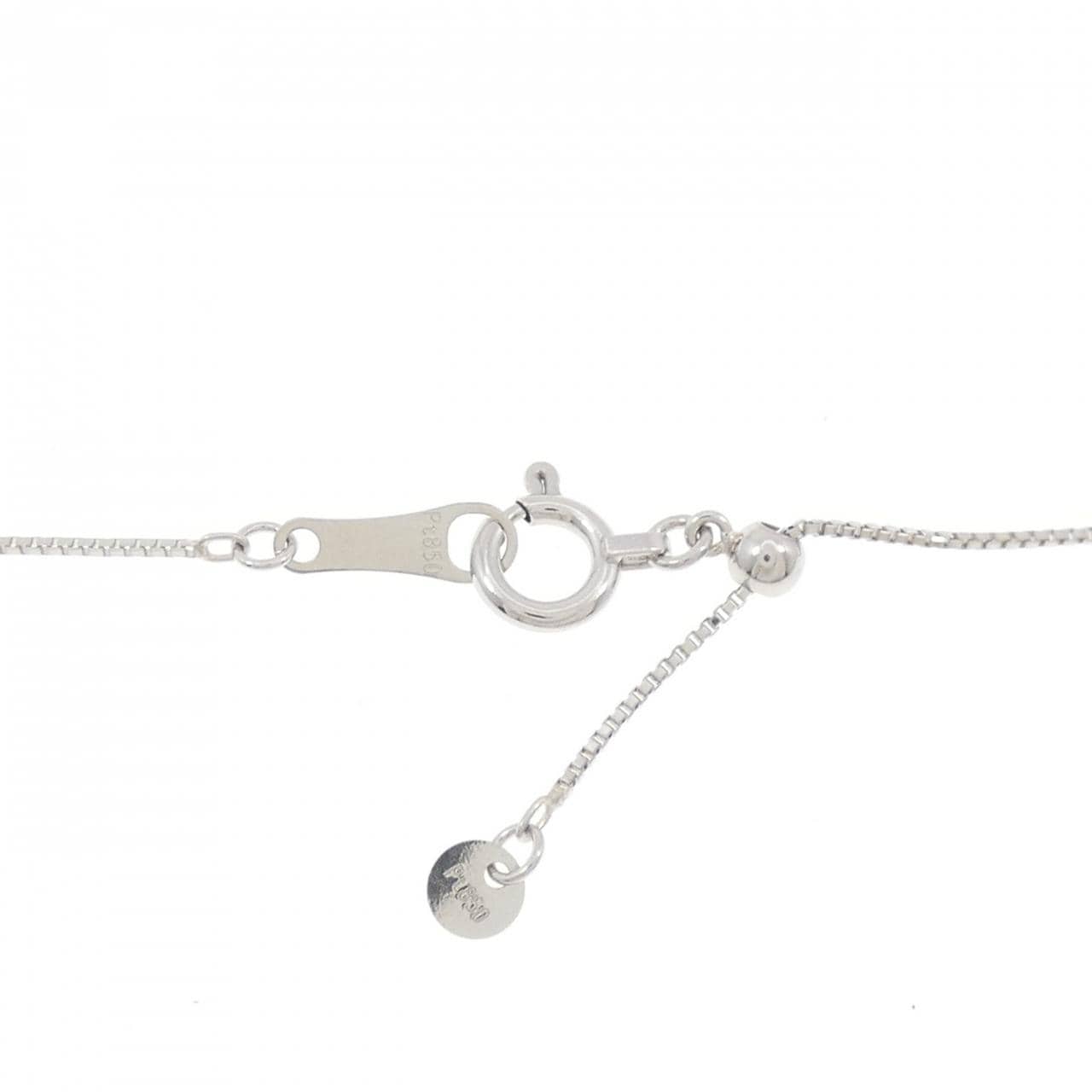 PT900/PT850 エメラルド ネックレス 0.27CT
