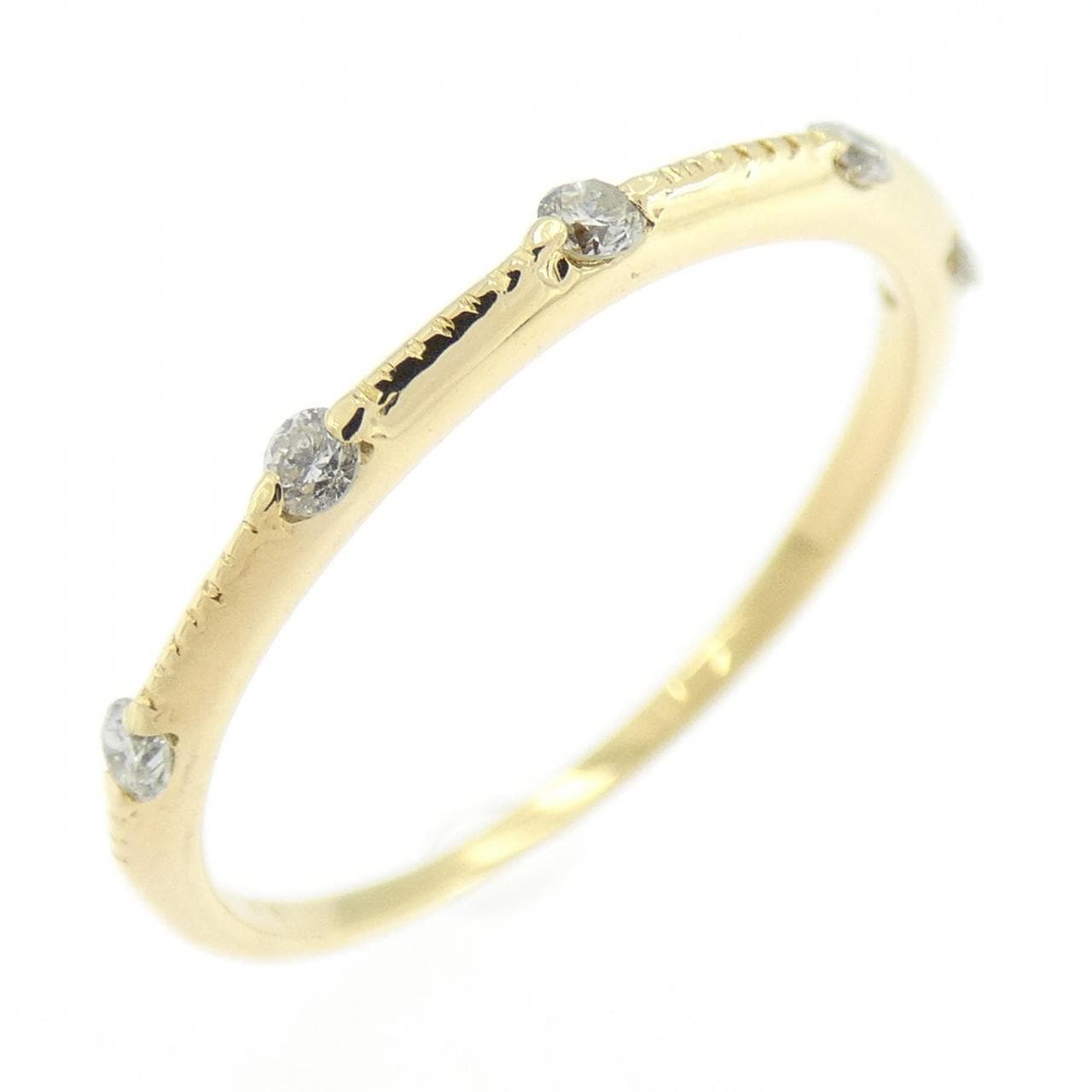 K18YG ダイヤモンド リング 0.08CT
