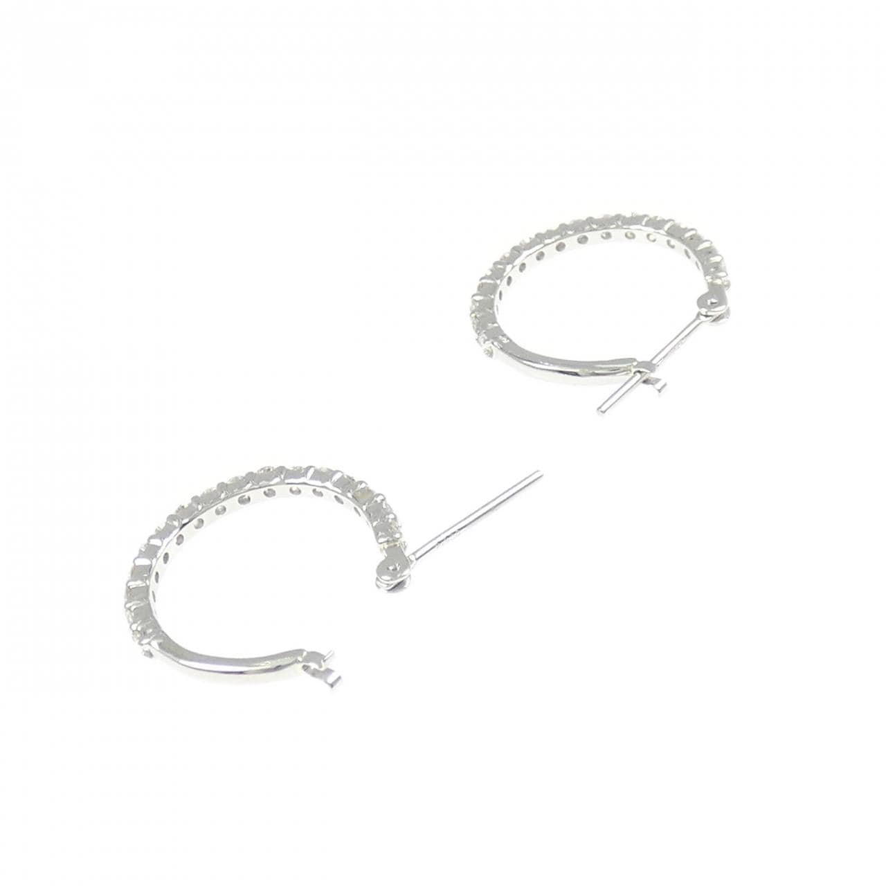 PT900 ダイヤモンド ピアス 0.50CT