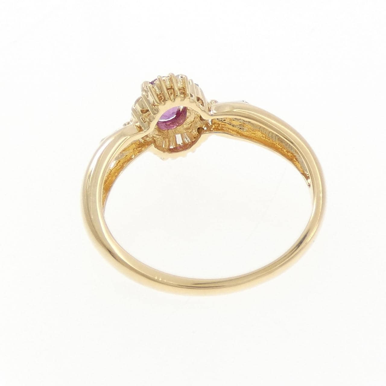 K18YG サファイヤ リング