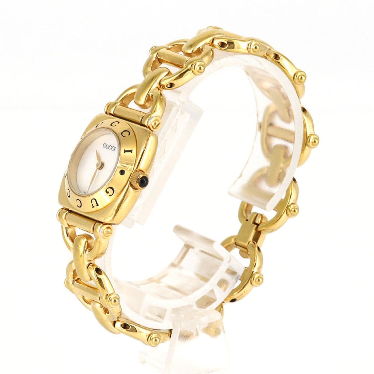 【ノーメンテナンス特価】グッチ ホースビット 6400L GP クォーツ