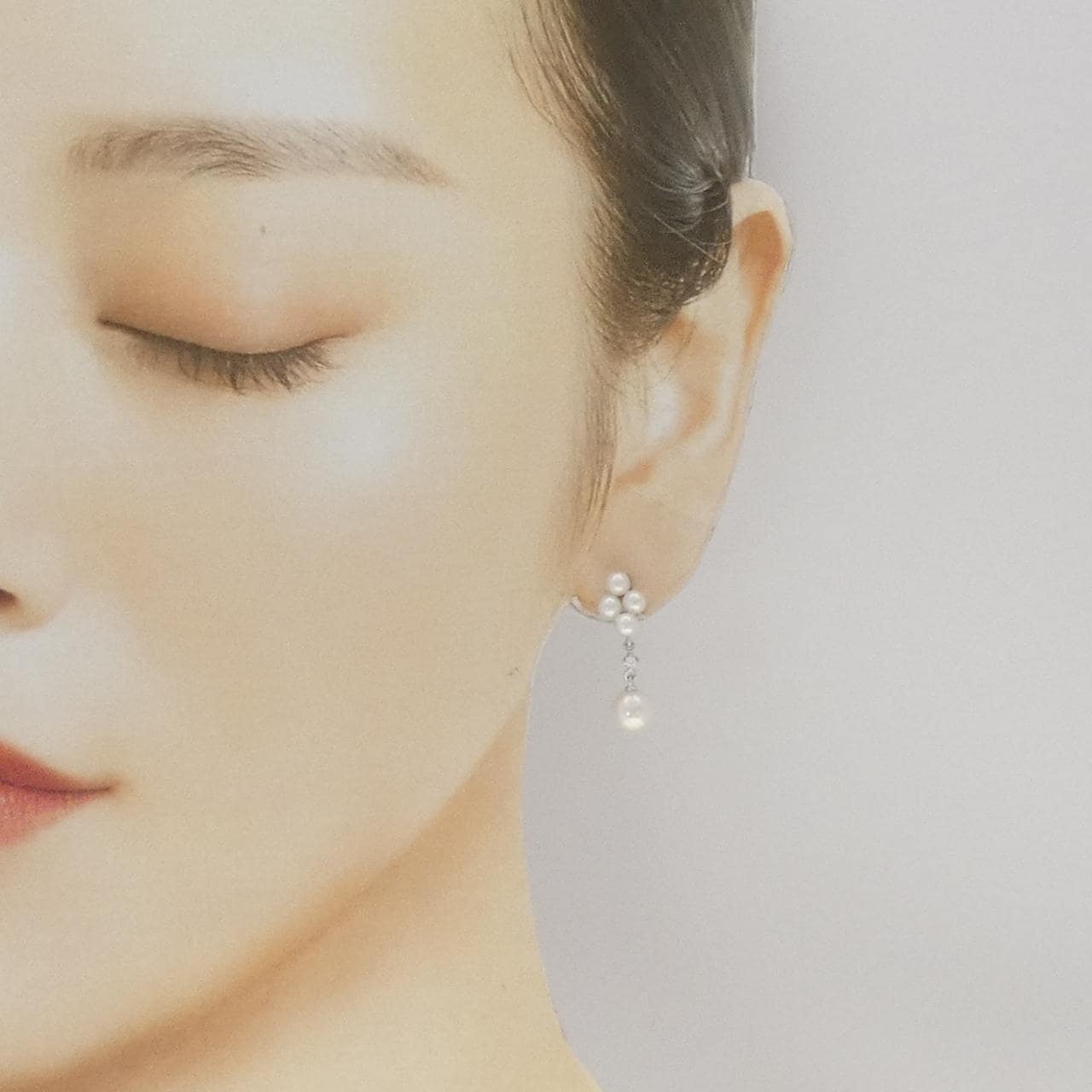 ミキモト アコヤパール ピアス 6.7mm