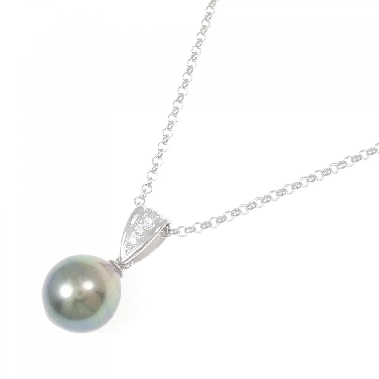 タサキ 黒蝶パール ネックレス 9.0mm