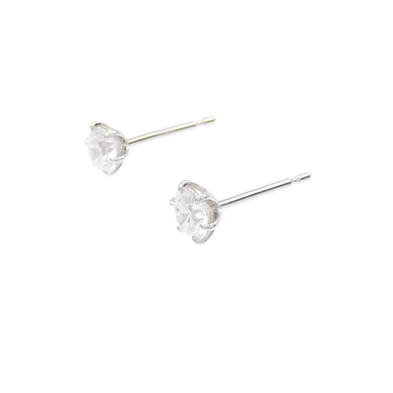 【リメイク】PT/ST ダイヤモンド ピアス 0.300CT 0.301CT E-F SI2 3EXT-EXT H&C