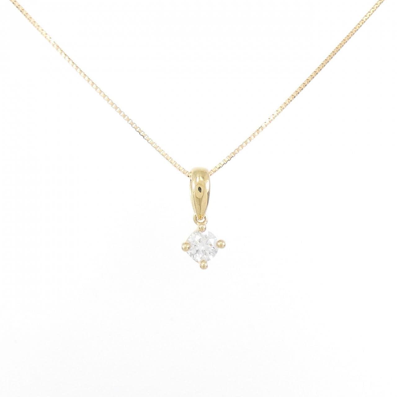 K18YG ダイヤモンド ネックレス 0.190CT