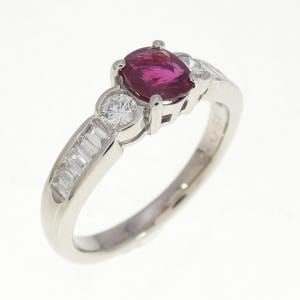 PT ルビー リング 0.49CT