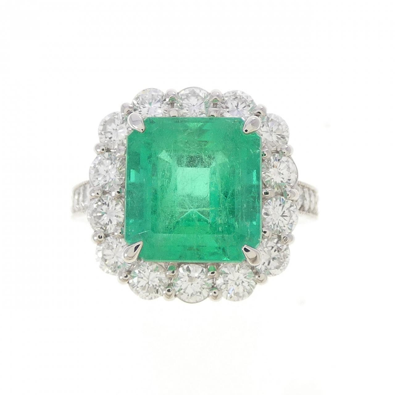 PT900 エメラルド リング 4.624CT コロンビア産