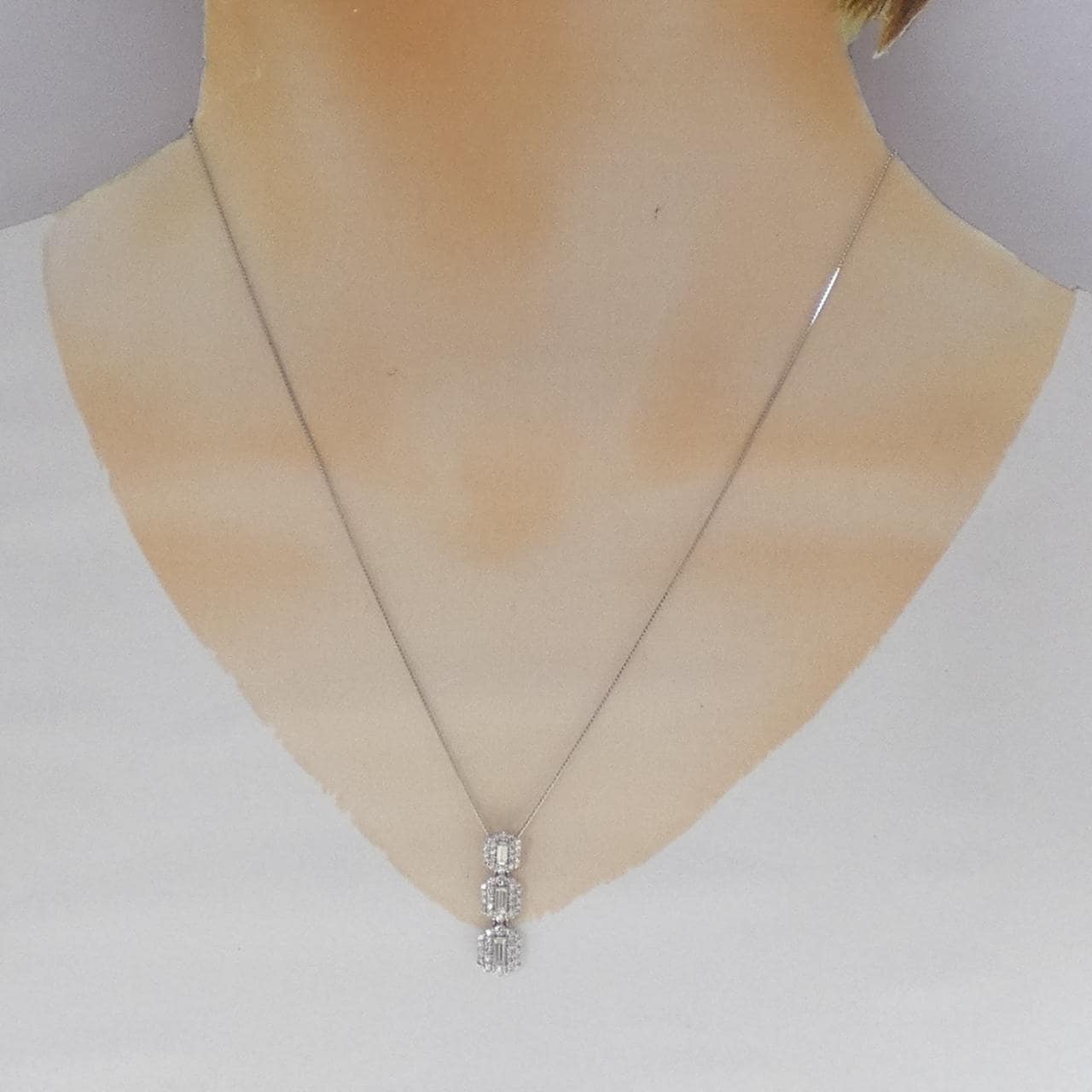 PT900/PT850 ダイヤモンド ネックレス 0.70CT