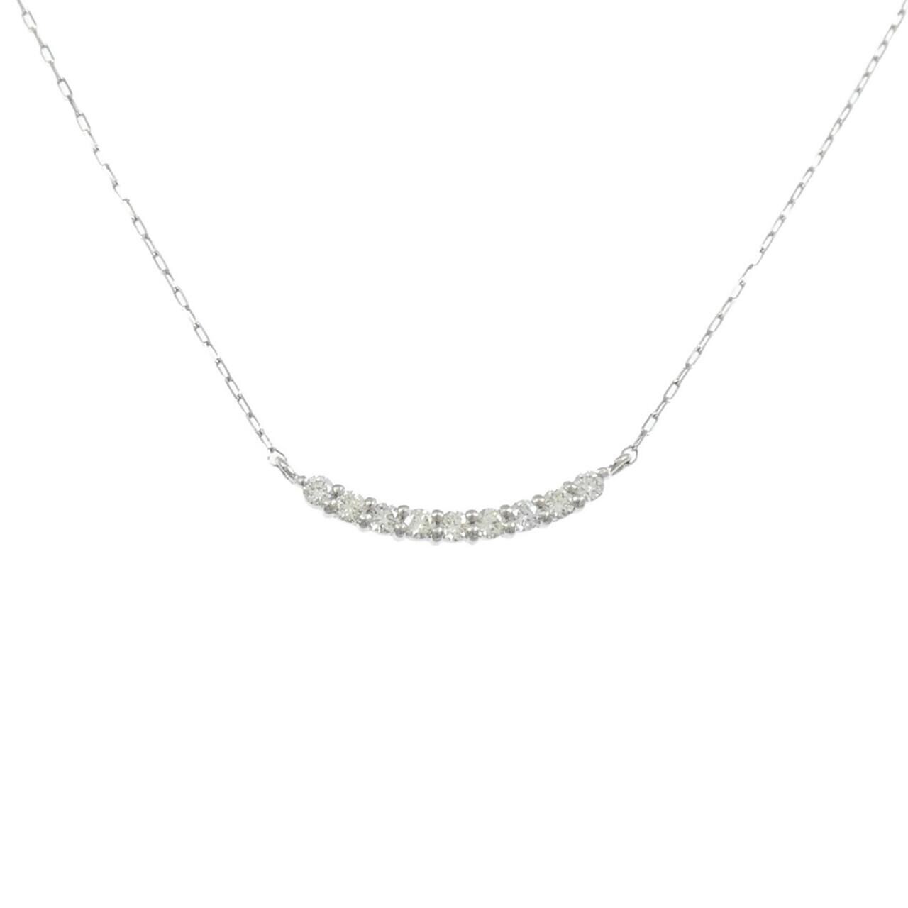 【新品】PT900 ダイヤモンド ネックレス 0.10CT