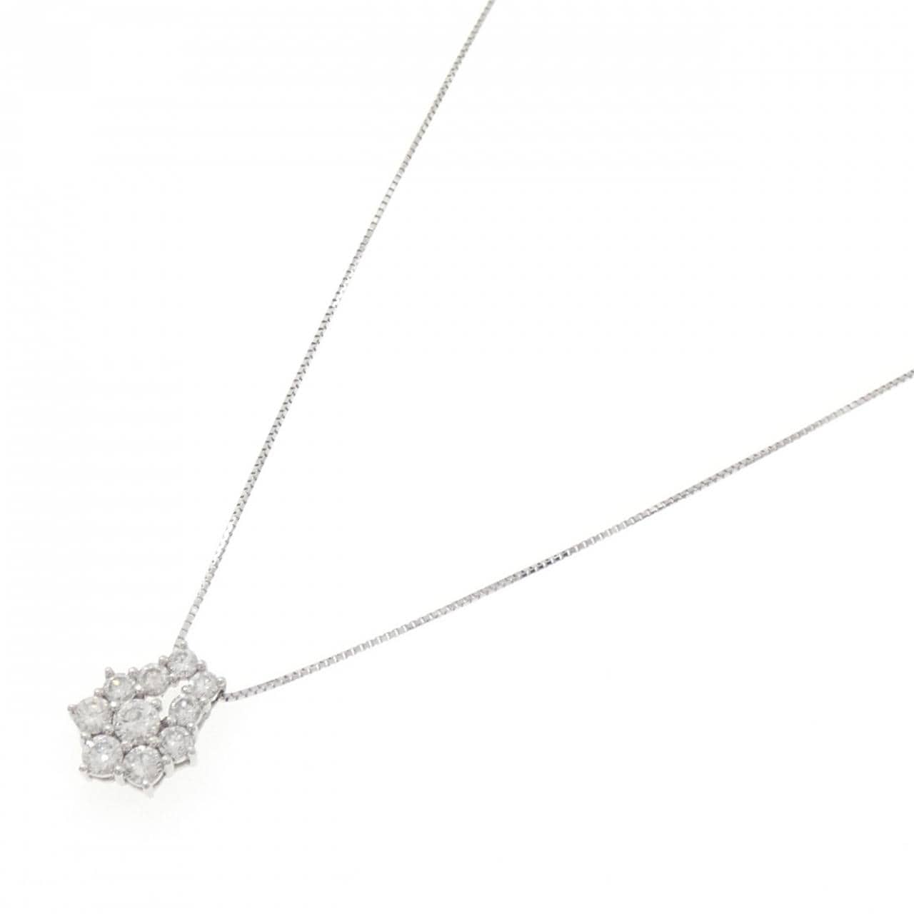 PT900/PT850 ダイヤモンド ネックレス 1.02CT