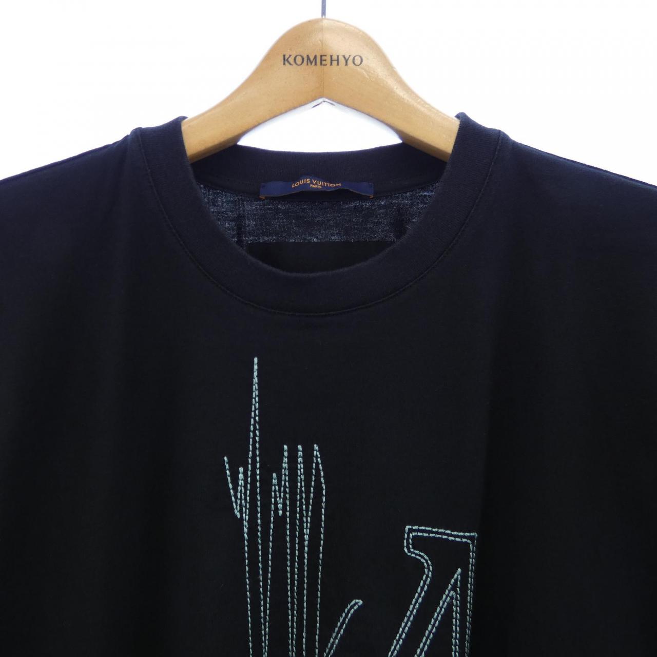 ルイヴィトン LOUIS VUITTON LVフリークエンシーグラフィックTシャツ HOY02WNPG Tシャツ