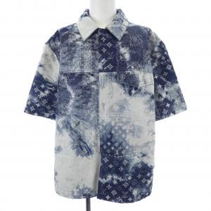 ルイヴィトン LOUIS VUITTON モノグラムバンダナショートスリーブデニムシャツ HNS17XNW2 S/Sシャツ