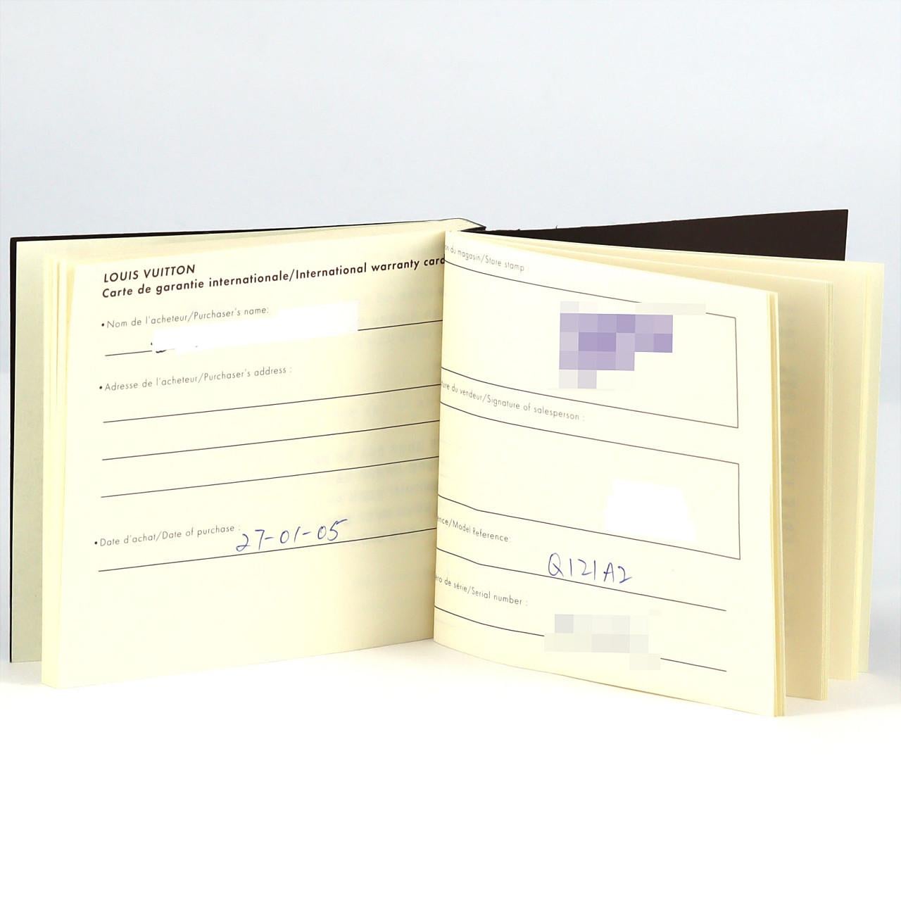 ルイヴィトン タンブール Q121A SS クォーツ