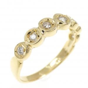 K18YG ダイヤモンド リング 0.12CT