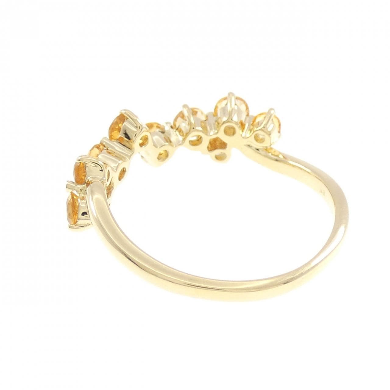 K18YG シトリン リング