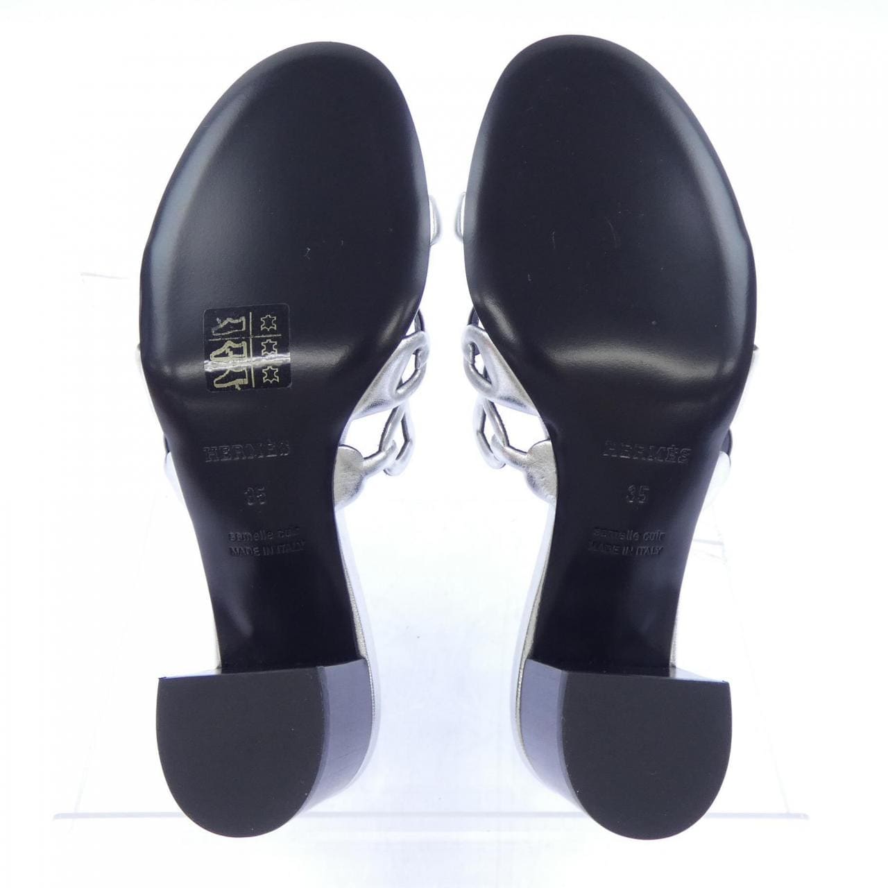 エルメス HERMES タンデム TANDEM シェーヌダンクル 191107Z サンダル