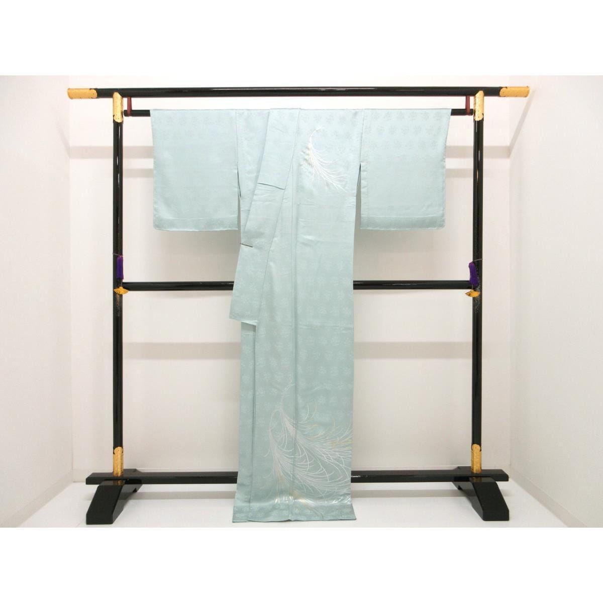 【未使用品】単衣　訪問着　銀彩加工