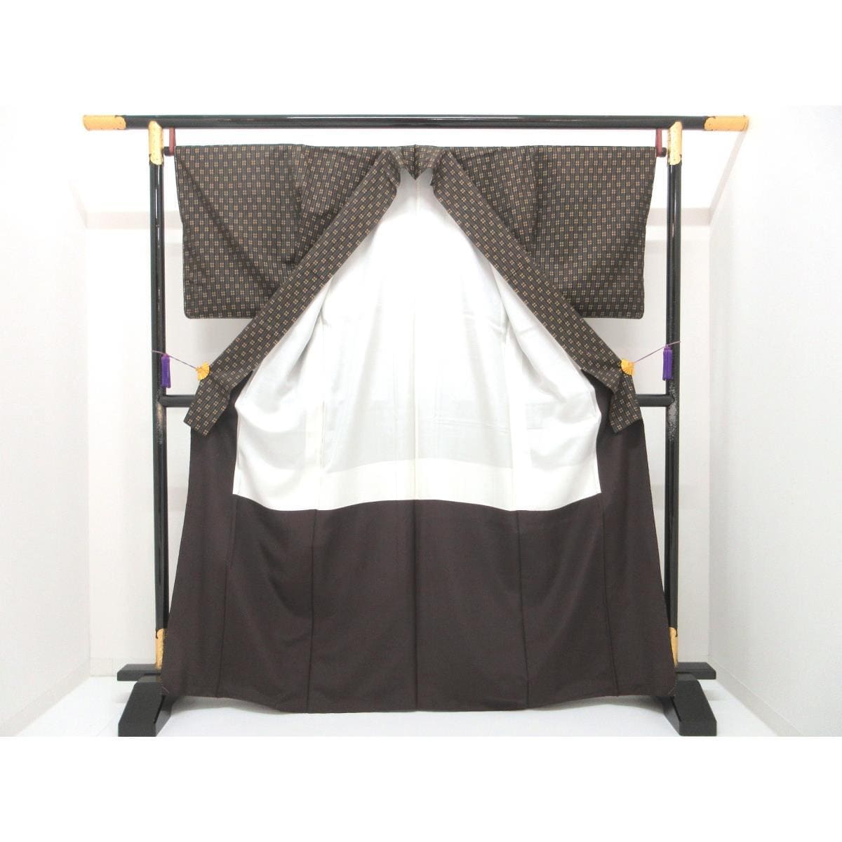 紬　枡屋儀兵衛　身幅Ｌ寸【横双大島紬】