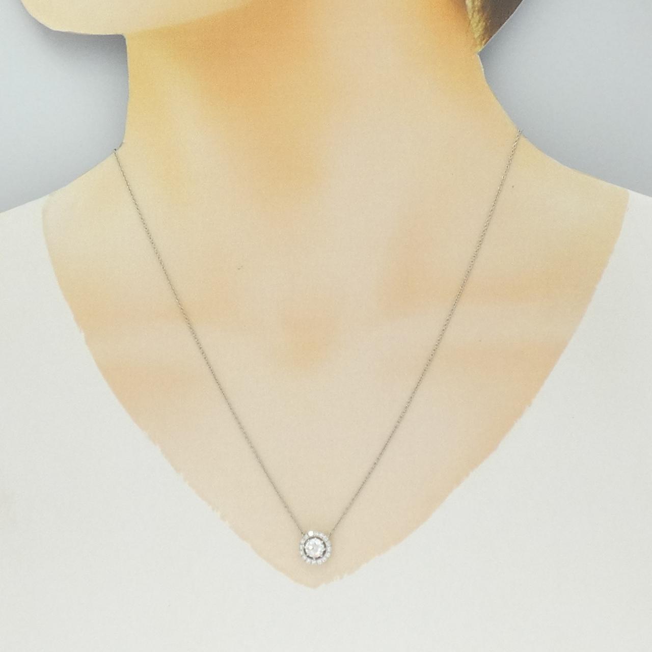 PT900/PT850 ダイヤモンド ネックレス 0.475CT E VVS2 3EXT H&C