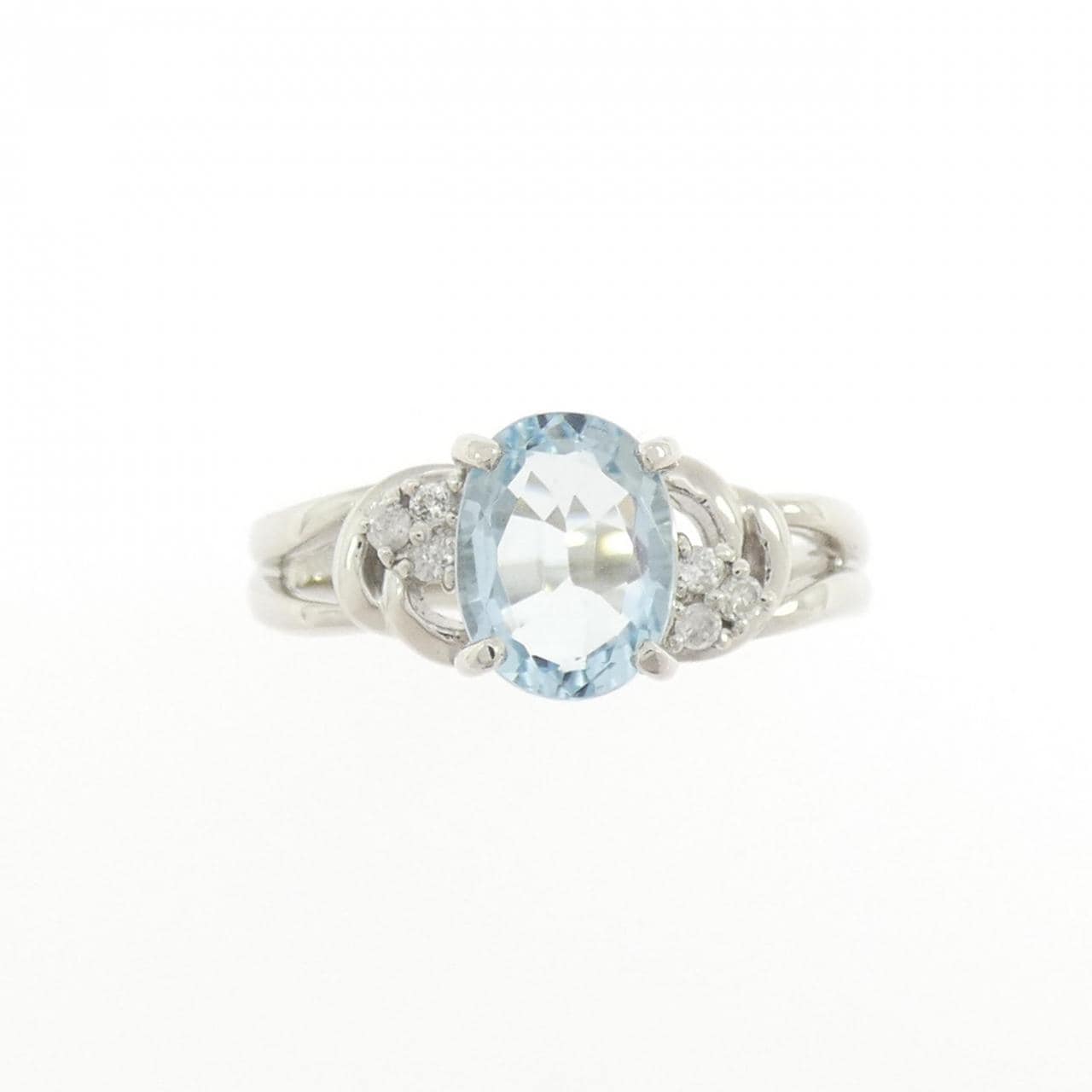 PT850 アクアマリン リング 1.23CT