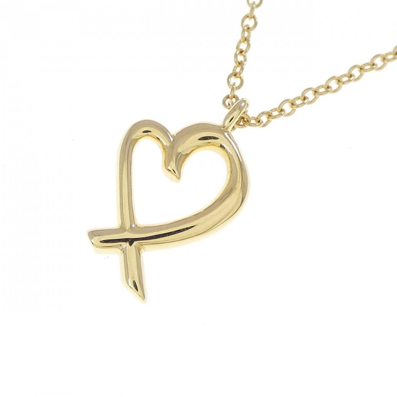 ティファニー ラビングハート ネックレス