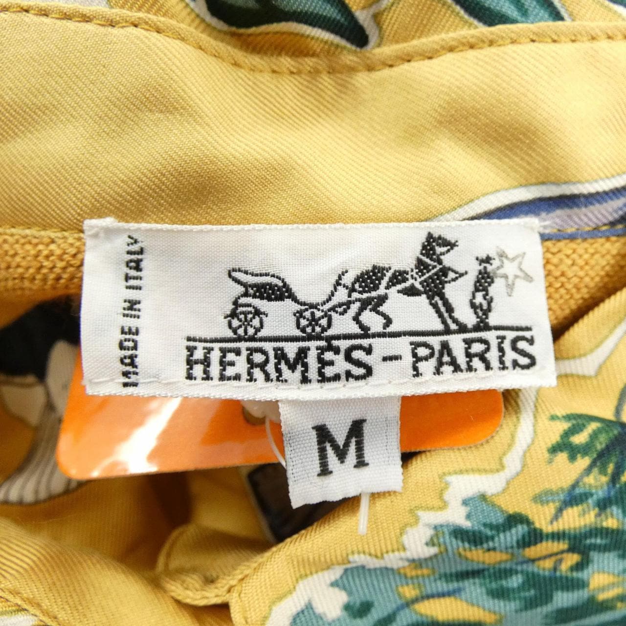 【ヴィンテージ】エルメス HERMES LAVIE PRECIEVSE DE LA MEDITERRANEE ツイルレーヌ. ポロシャツ