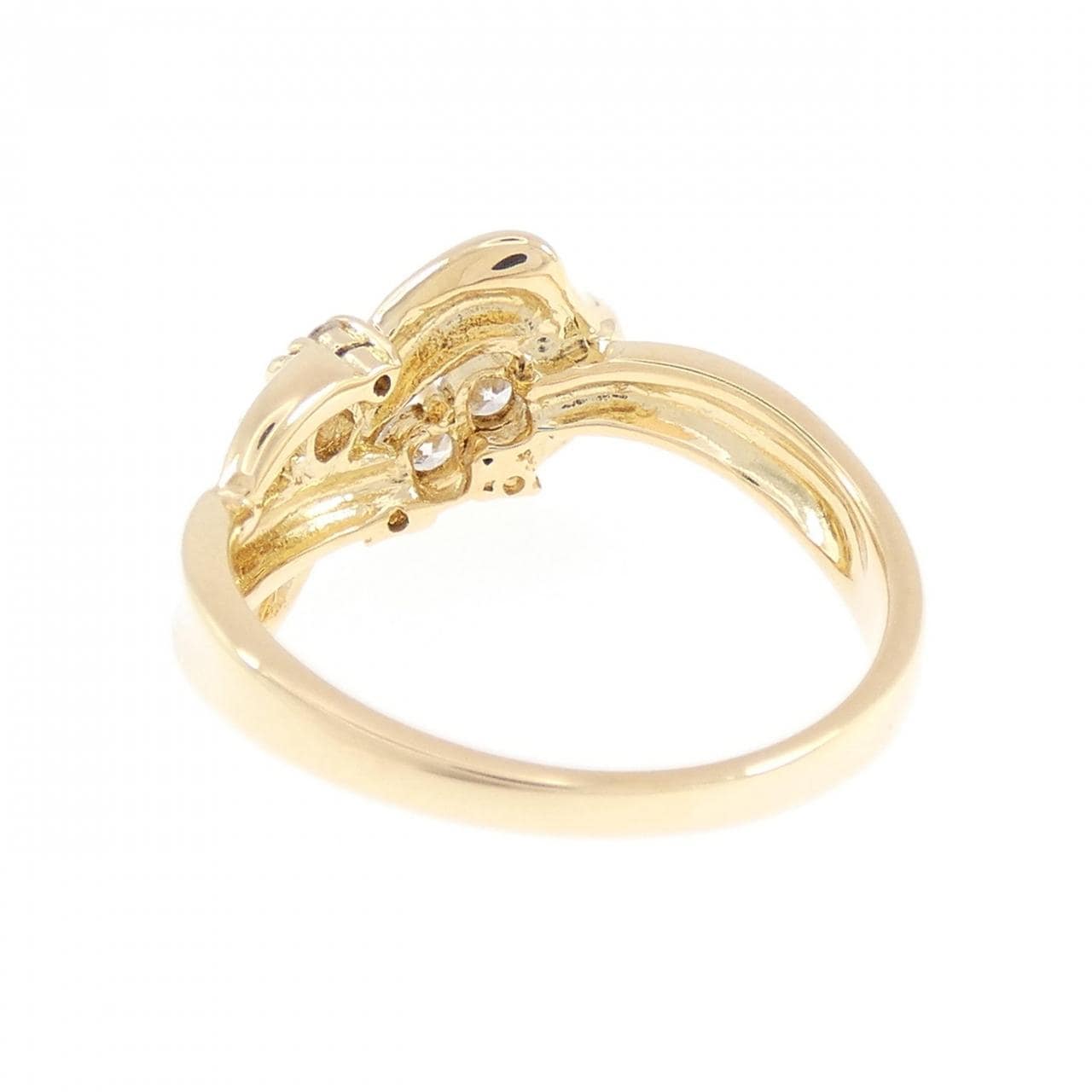 K18YG ダイヤモンド リング 0.20CT