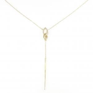 K18YG ダイヤモンド ネックレス 0.07CT