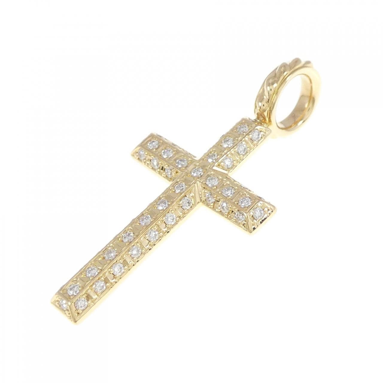 SJX钻石十字架小饰物0.26 克拉
