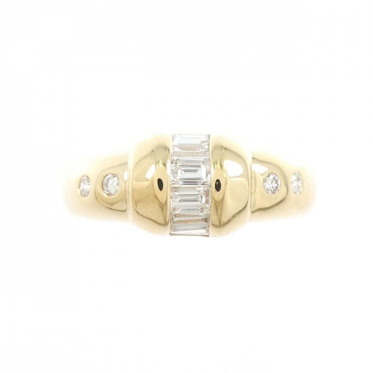 750YG ダイヤモンド リング 0.46CT