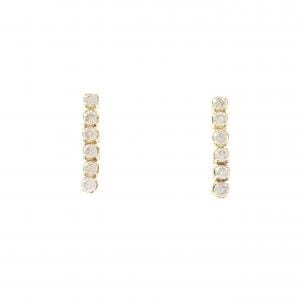 K18YG ダイヤモンド ピアス 0.30CT